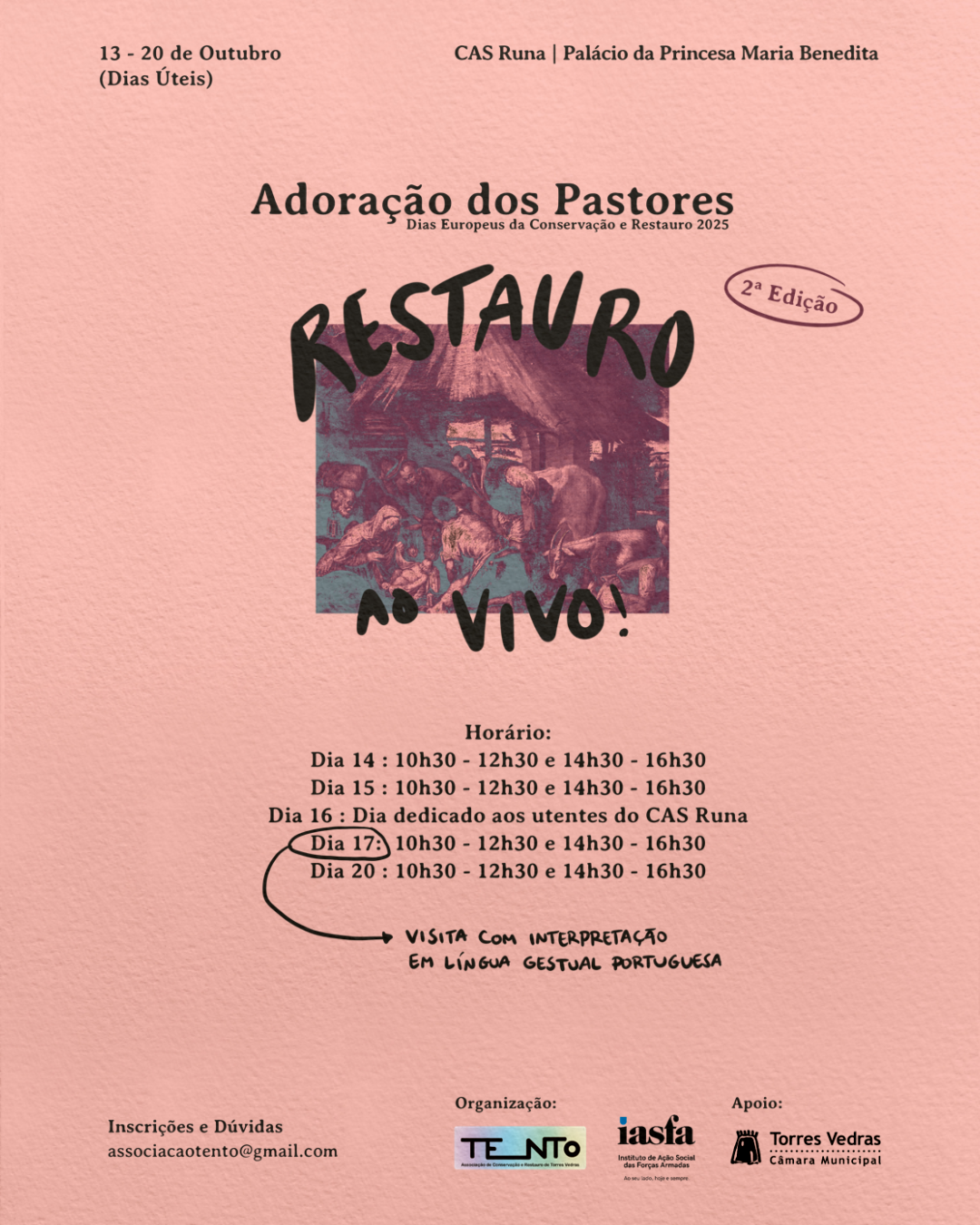 RESTAURO AO VIVO com Portas Abertas à Conservação e Restauro II Edição