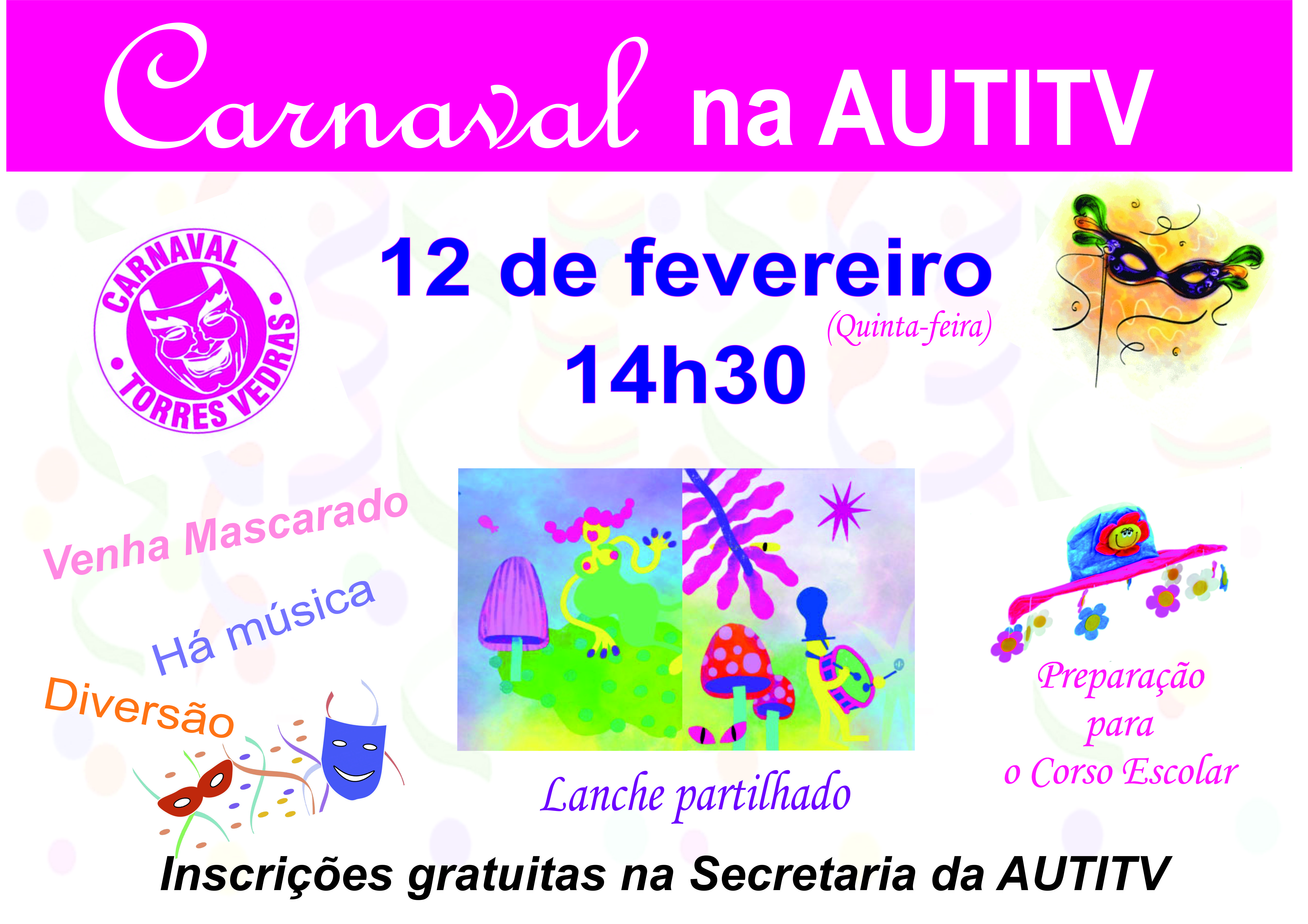 Comemoração do Carnaval na AUTITV