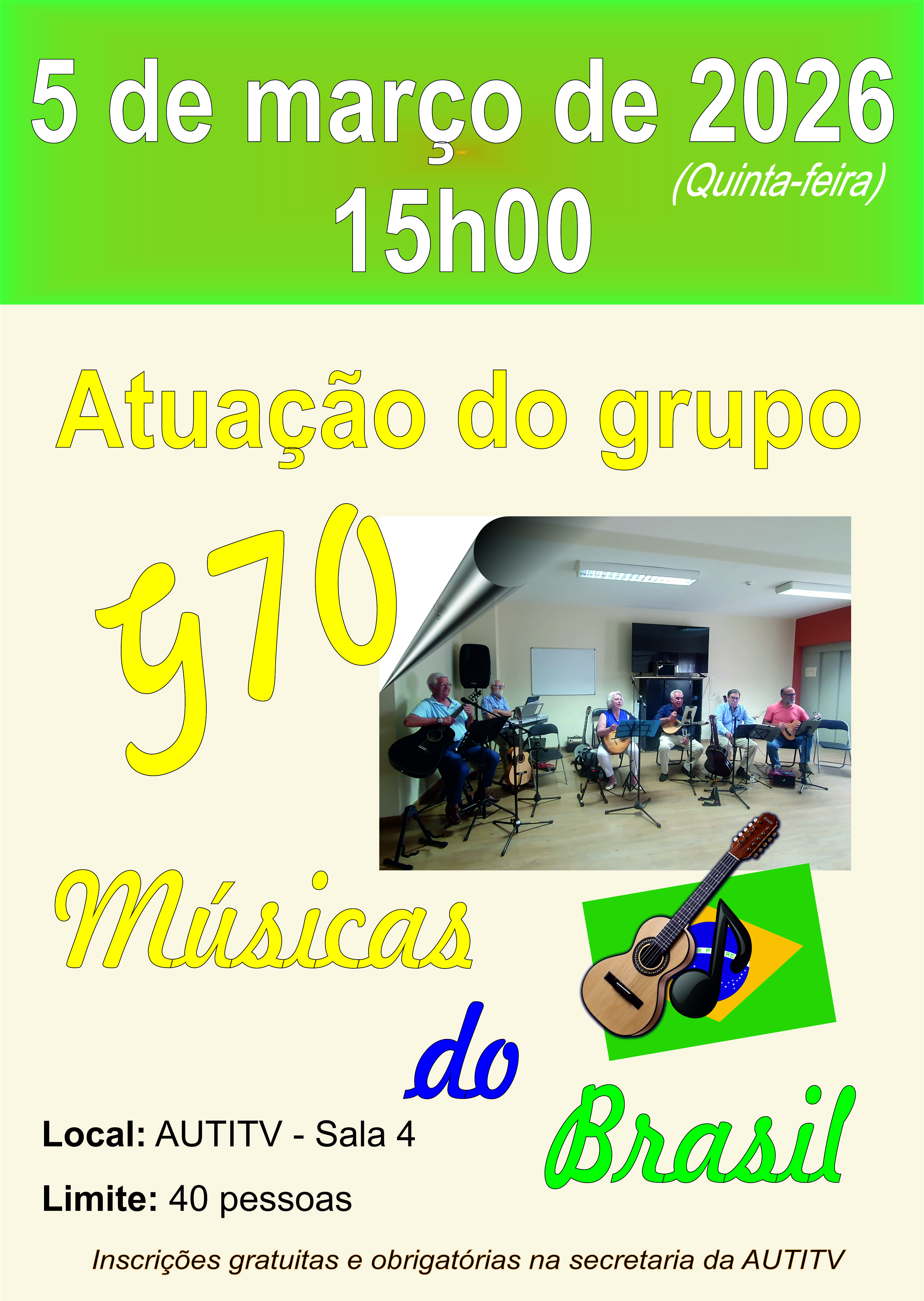 Atuação do grupo G70