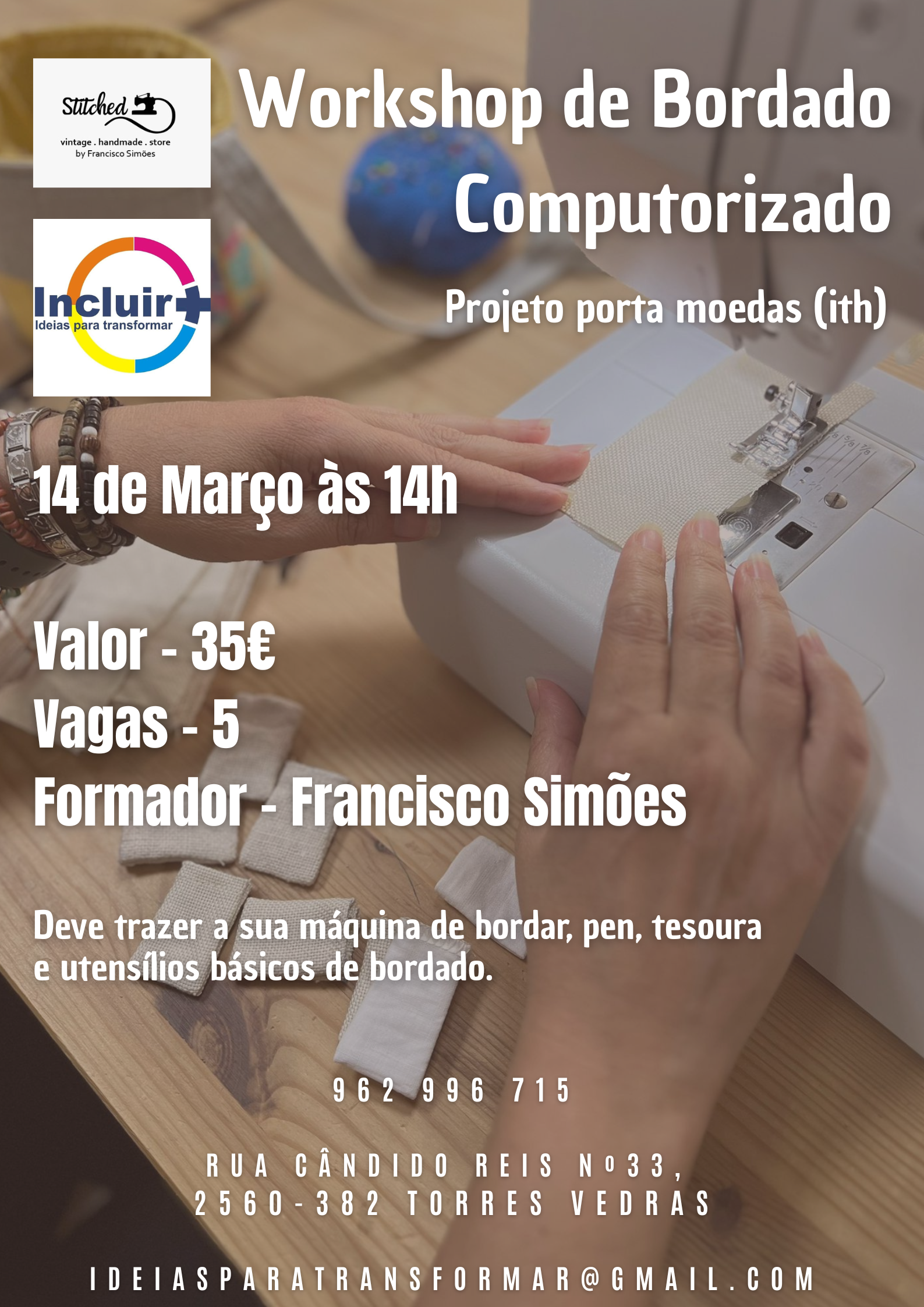 Workshop de Bordado Computorizado
