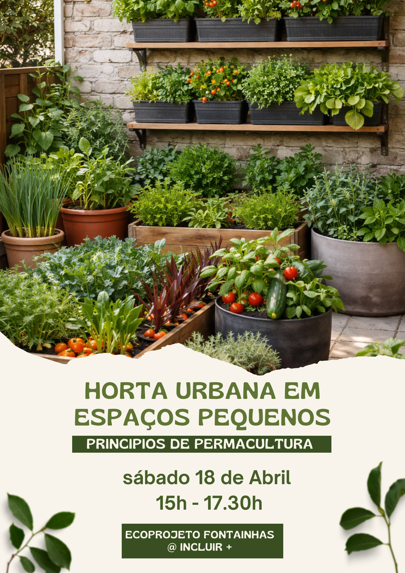 Workshop "Horta Urbana em espaços pequenos"