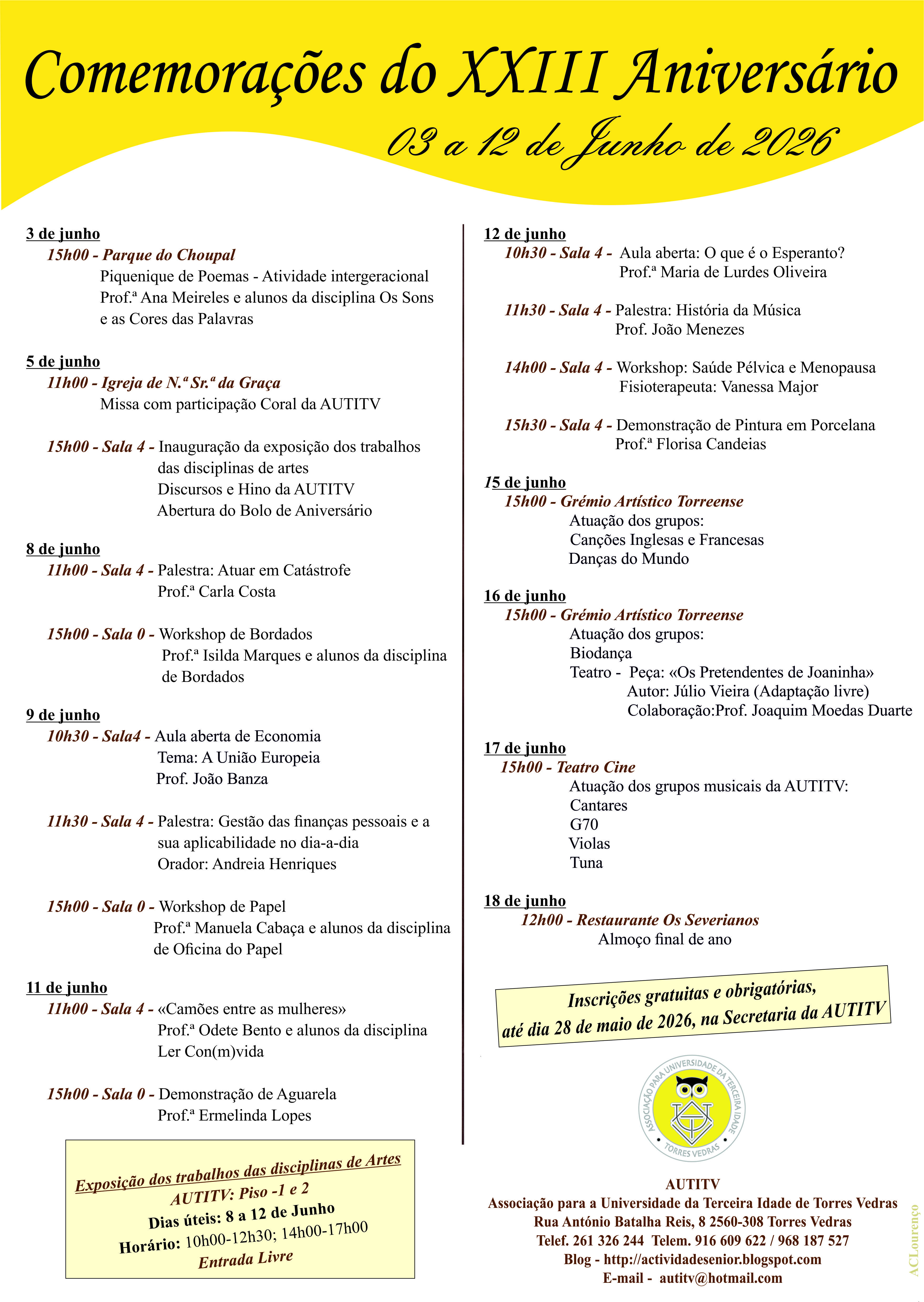 Comemoração XXIII Aniversário da AUTITV