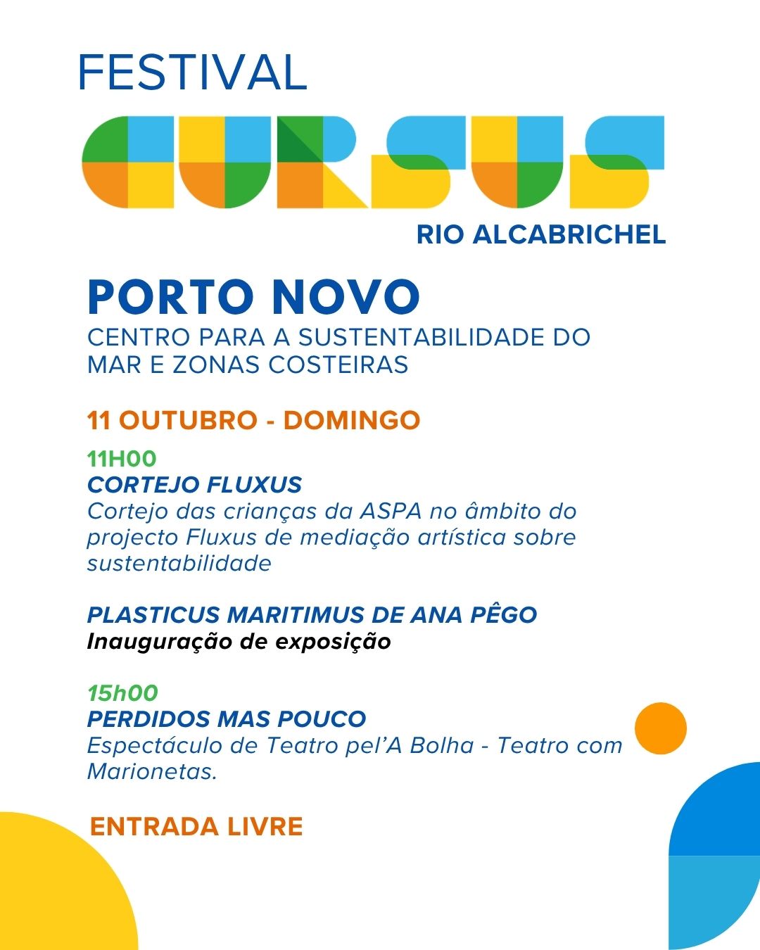 Festival Cursus 26 - Porto Novo